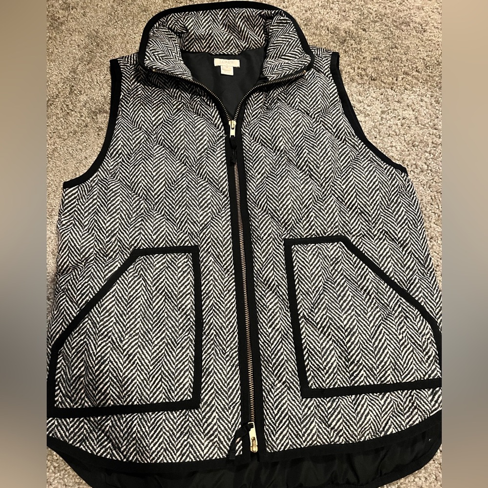 J Crew Herringbone vest